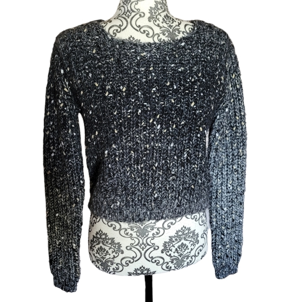 Gentle Fawn GFX COLLECTION Chunky Knit Cropped Sweater Size XS